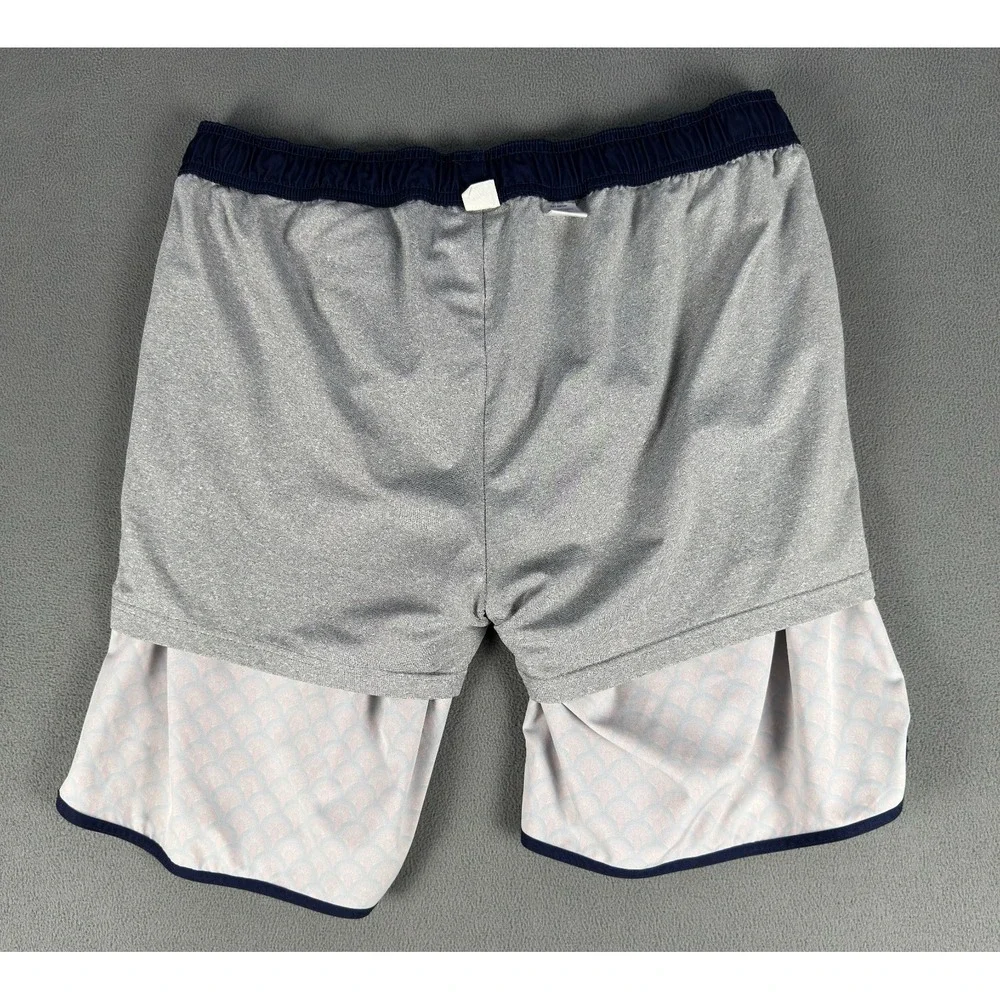 Fair Harbor Shorts Mens 2XL Red The Anchor Geometric‎ Abstract Compression Lined